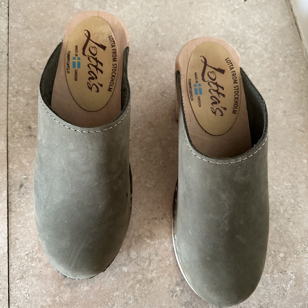 Lotta From Stockholm Women's Gray Clogs